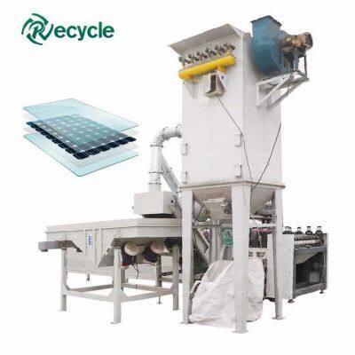 Automatic Solar Panels Glass Stripper Solar Panels PV Panel Glass Removing Machine