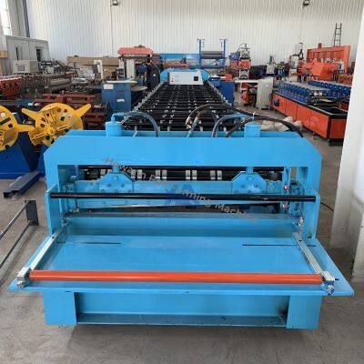 High Quality Automatic Galvanized Steel Metal Floor Deck Roll Forming Machine PLC Control Used Motor Engine Tile Purlin photo-4