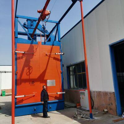 Hook type shot blasting cleaning machine, professional shot blasting machine manufacturer, cleaning and rust removal support customization