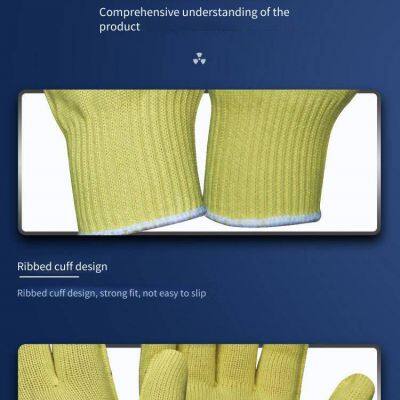 Enkerr 10-needle Aramid Cut-resistant Gloves With Reinforced Cut Protection on the Inner Side of Index Finger and Thumb photo-4
