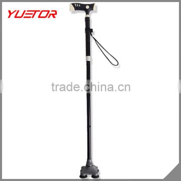 360 degree rotating T handle adjustable walking cane