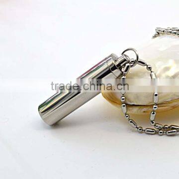 Mothers Day Wholesale Gifts 316L Stainless Steel Jewelry Perfume Bottle Pendant photo-3