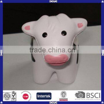 promotional cow pu foam anti stress ball