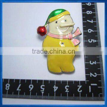 x'mas snowman brooch lapel pins