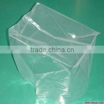 Clear plastic Ldpe square/round bottom bag with High quality