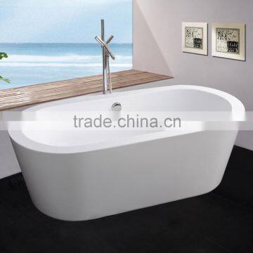 Acrylic Oval Shaped High End Bathtub