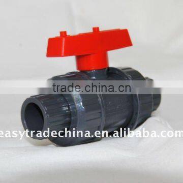 pvc double union ball valve