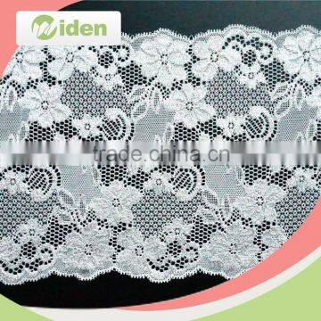 Fashion design thick bridal lace trim spider web pattern stretch lace                        
                                                                                Supplier's Choice