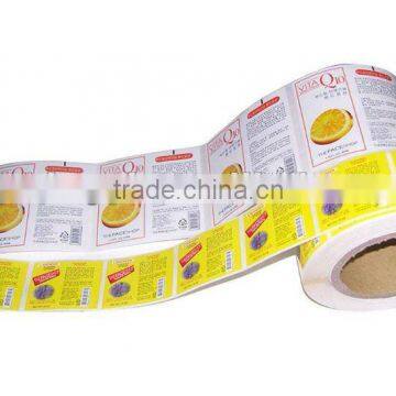 Adhesive Paper Sticker Printing