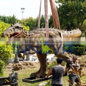 Highly simulated animated dinosaur for jurassic park