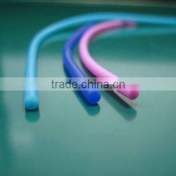 Colorful silicone rubber string