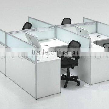 Modern 4-seat Call center Office Workstation Soundproof Partition on sale ( SZ-WS423)