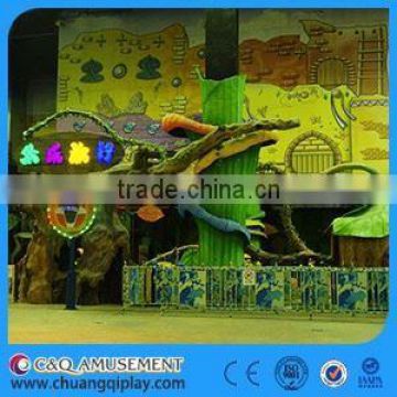 C&Q Amusement rides, Direct Manufacture Cartoon Design Outdoor electrical amusement mini train