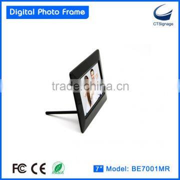 7-inch ultra thin digital photo frame electronic photo frame BE7001PS mass production for retails, wholesales, distributors