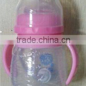 Baby supplier wholesale 240ml wide mouth baby feeding bottle,manufacturer liquid silicone frosted bottle