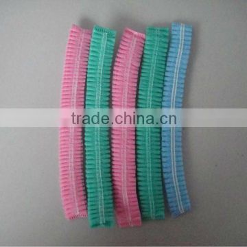 Disposable Non-woven Mob Cap with Elastic in Various Color