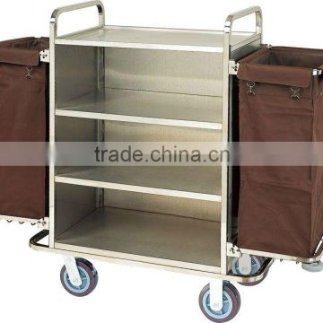 housekeeping carts linen trolley service cart (F-180)