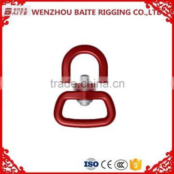 4KN breaking force aluminum double swivel Bolt ,Red swivel aluminum ring , snap hook bag Parts & Accessories