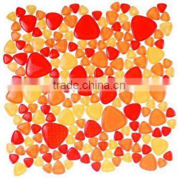 Glass Infinity Pebble Mosaic