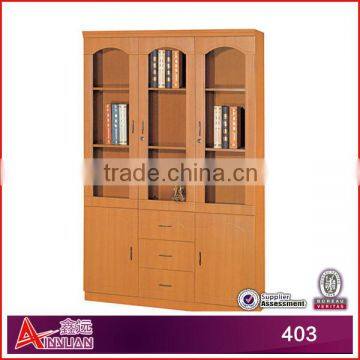 403-48 Modern Bookcase With Glass Doors Models photo-3
