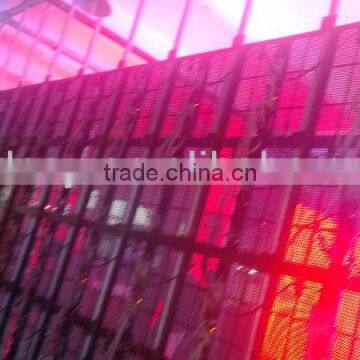 mesh rental aluminum led display/griding full color led display screen/outdoor indoor curtain led display import from China