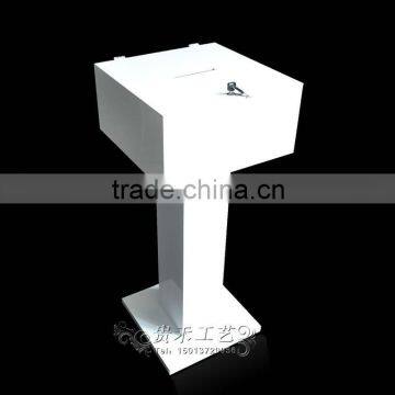 Wholesale Acrylic Standing Donation Box Clear Cardboard Donation Box photo-2
