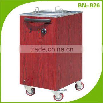 (BN-B26) Cosbao dish warming Dispenser stainless steel kitchen trolley,electric trolley,hand carts trolley