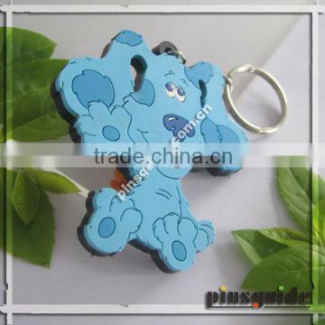 3d Animal Shape Soft Pvc Keychains