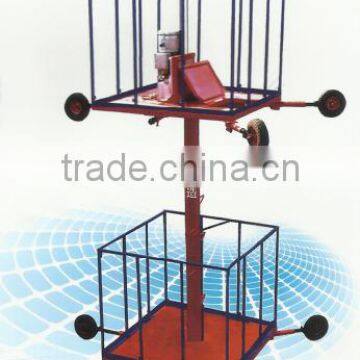 Elevator installation suspended platform / hoisting machine / lifting equipment