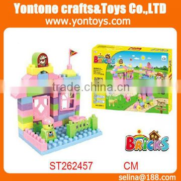 Eco-friendly plastic building block toys 163pcs