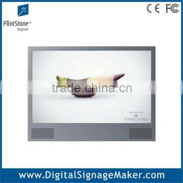 Retail store 19" wide screen lcd advertising monitor