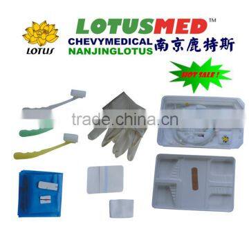 Nanjing LOTUSMED Hot selling healthy disposable central venous catheter kit