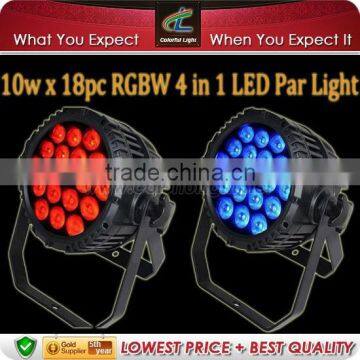 Hight Brightness Stage Equipment 18pcs RGBW LED Par Lights for sell