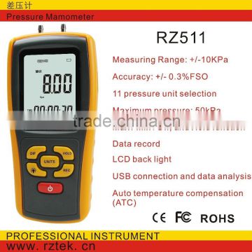 Pressure Manometer RZ511 Differential Pressure Meter