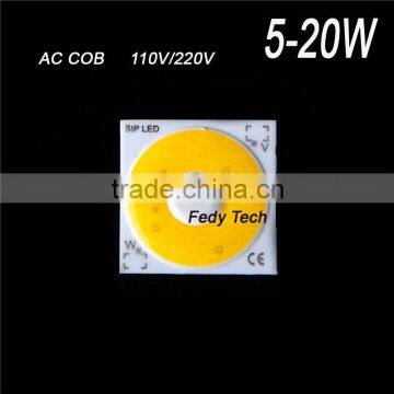 AC 110V 220v COB power led module 5w 7w 9w 12w 15w