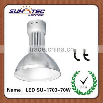 Low junction temperature 70W high bay led light of EPISTAR chip