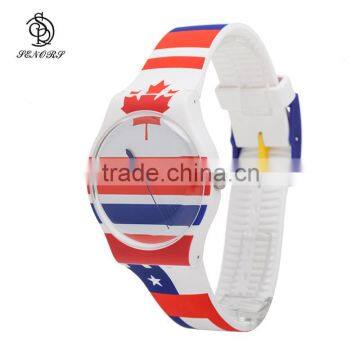 Custom Fancy Colorful Silicone Watch,japan Movt Watch photo-2