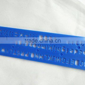 Factory Plastic Letter Stencil Ruler OEM and ODM plastic abacus