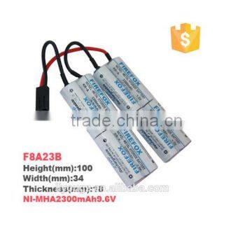 BEST PRICE!!! FireFox high Power airsoft A 9.6v 2300mah Battery rechargeable battery gun battery