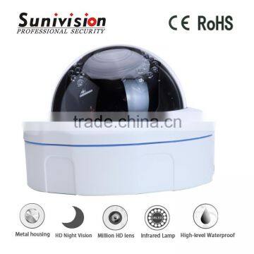 Hot selling security products 2 megapixel poe HD ONVIF vandal proof ip dome camera