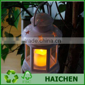 Popular OEM Design Numeral handmade glass hurricane lamp