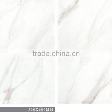 Carrara White Glazed Ceramic Tiles