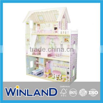 Pretend Play Detailed Toy Wooden Doll House