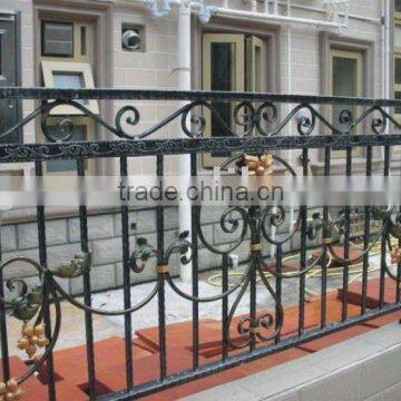 2015 galvanized hand forged iron fence design