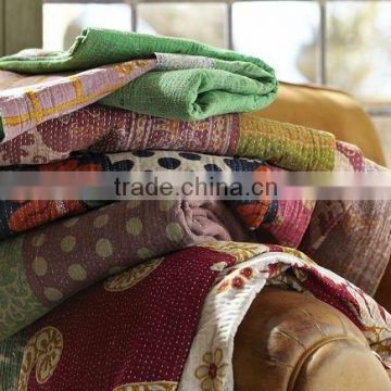 New Handmade Vintage Kantha Quilt