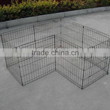 Folding Outdoor Run Hutch Metal Puppy Playpen Rabbit Guinea Dog Enclosure