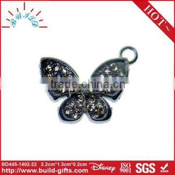 Butterfly shape pendant Crystal Charms Pendant