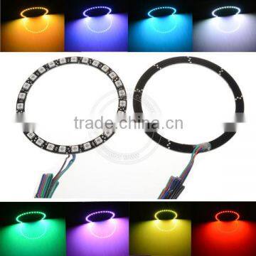 Car angel eyes headlamps 40mm-160mm rgb halo rgb halo ring