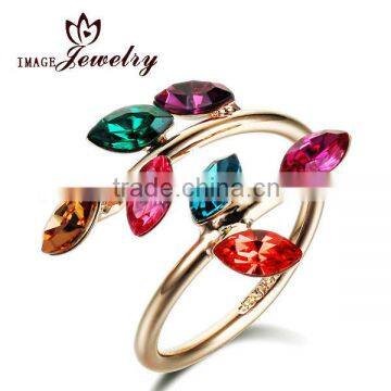 2014 summer fashionable womens flower ring made with Yumei