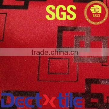 100%Polyester Hot Stamping Flocking Knitted Fabric Wholesale Textile photo-2